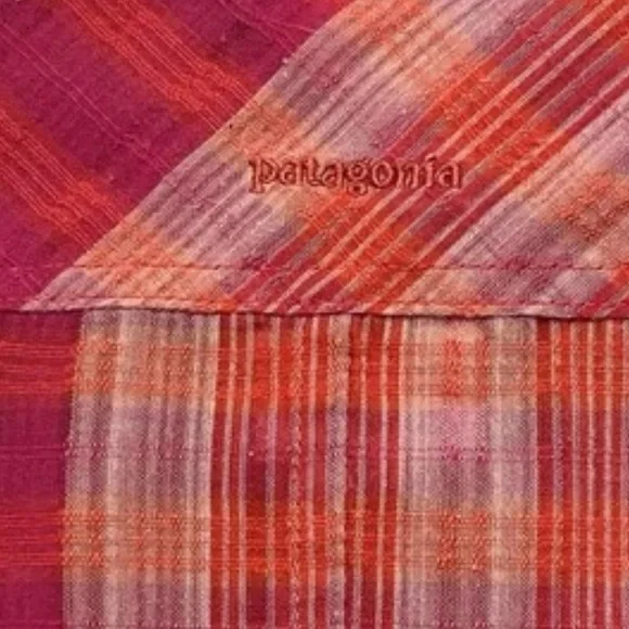 Patagonia Women’s Lightweight Organic Cotton Short‑Sleeve‎ Outdoor Casual Sz 6 - Picture 4 of 12